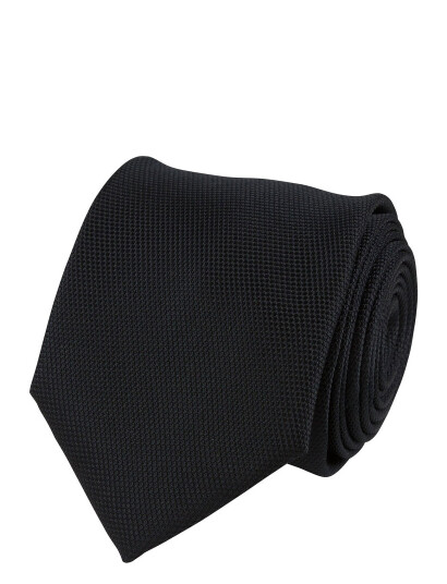Portia 1924 Polyester Tie Solid - Black - ONE SIZE Portia 1924 Polyester Tie Solid - Black - ONE SIZE