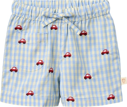 Flöss Shorts Albert Blue Gingham Flöss 3 år 98 Shorts Blå