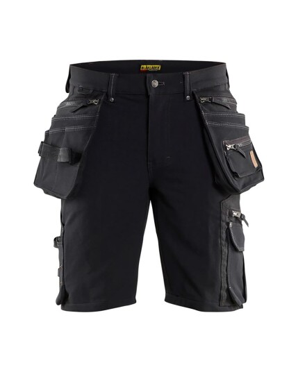 Blåkläder 198816449900C46 Håndverksshorts 4-veisstretch, X19, svart Str. C46