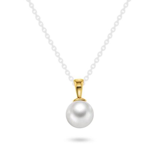 Pan Jewelry Anheng i 585 gult gull med ferskvannsperle Pan Jewelry Anheng i 585 gult gull med ferskvannsperle
