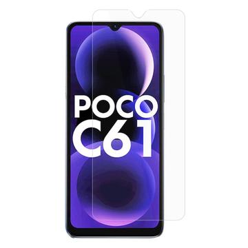 Xiaomi Poco C61 Beskyttelsesglass 9H, 0.3mm Case Friendly Klar