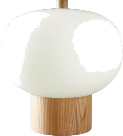 ILargi Bordlampe  Diameter 24 Cm  8W LED Touch Dim