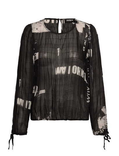 Desigual Breaking News - Black - XS