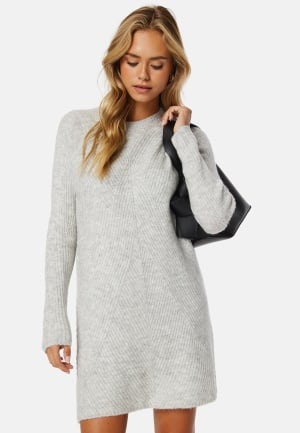 ONLY Carol L/S Dress Knit Light Grey Melange XS ONLY Carol L/S Dress Knit Light Grey Melange XS