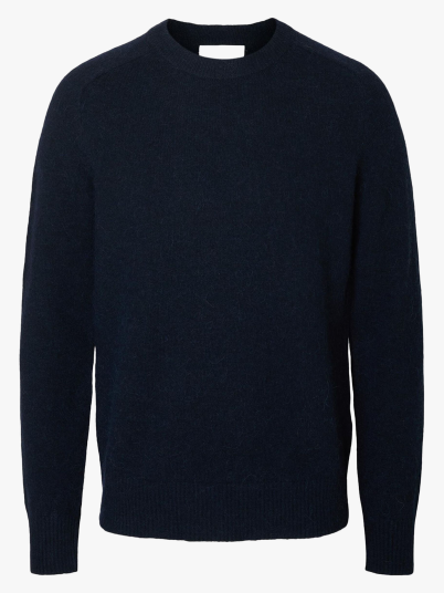 Selected Homme Rai Long Sleeve Knit Crew Neck Blå L Selected Homme Rai Long Sleeve Knit Crew Neck Blå L