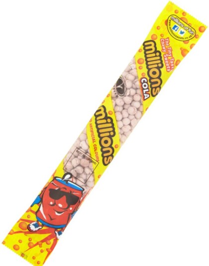 Millions Godteri Tube med Colasmak