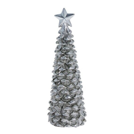 Lene Bjerre - Serafina juledekorasjon tre 19,5 cm antikk sølv Lene Bjerre - Serafina juledekorasjon tre 19,5 cm antikk sølv