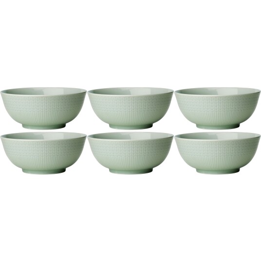 Rörstrand Swedish Grace Skål 60 cl 6 pk Meadow Light Green