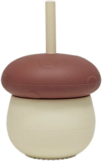 OYOY Mushroom kopp Offwhite-red OYOY Mushroom kopp Offwhite-red