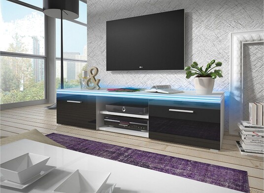 Sahra TV-Benk 150 cm - Hvit