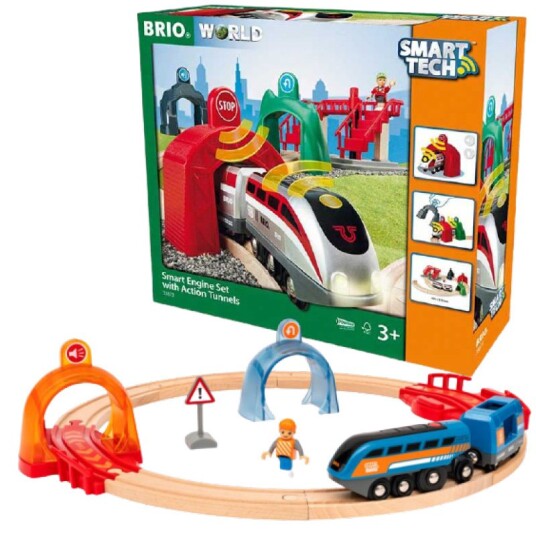 Brio Smart Tech Sound sirkelsett med magiske tunneler Brio Smart Tech Sound sirkelsett med magiske tunneler