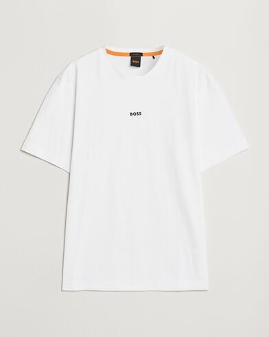 Boss ORANGE Tchup Logo Crew Neck T-Shirt White