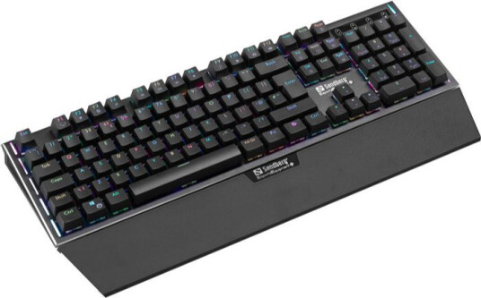 Sandberg FireStorm Mekanisk Gaming Tastatur BE med RGB Belysning Svart