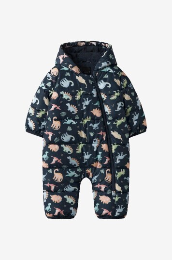 Name it baby - Vinter-overall nbmMay Suit Aop1 - Blå