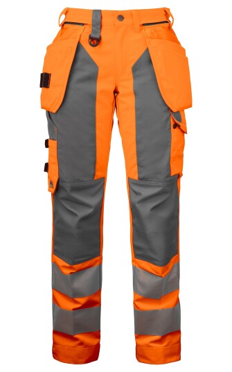 ProJob 6519 Håndverksbukse Dame En Iso 20471 Kl 2 Orange/Grey C44 ProJob 6519 Håndverksbukse Dame En Iso 20471 Kl 2 Orange/Grey C44