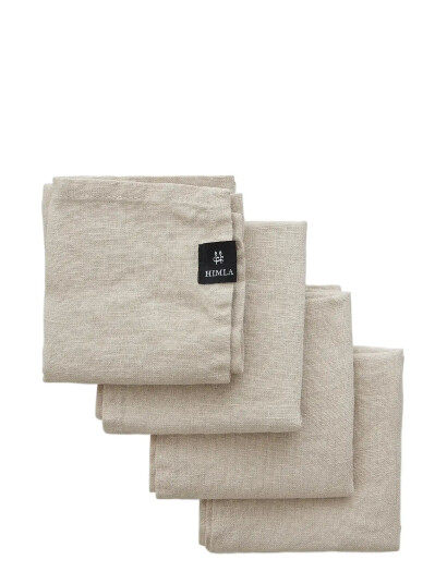 Himla Sunshine Napkin 4-Pack - Grey - 45X45CM