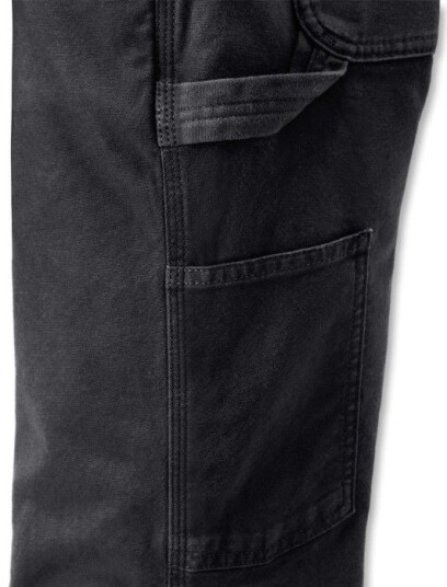 Carhartt Workwear Carhartt Woman Relaxed Fit Canvas Work Pant Black Black 14