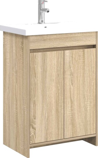 Baderomsinnredningssett Sonoma eik 61 x 40 x 84,5 cm