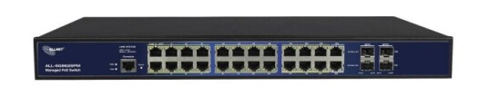 Allnet Switch Full Managed 24 Port Gigabit 390W 24X Poe 4X Sfp Fanless 19 Allsg8626pm Allnet Switch Full Managed 24 Port Gigabit 390W 24X Poe 4X Sfp Fanless 19 Allsg8626pm