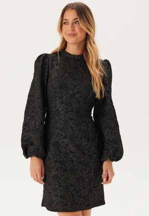 VILA Viwillow L/S SHORT DRESS SHORT Black 36