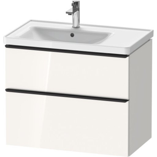 Duravit D-Neo Servantskap m/2 skuffer 784x452 mm Hvit Høyglans Dekor