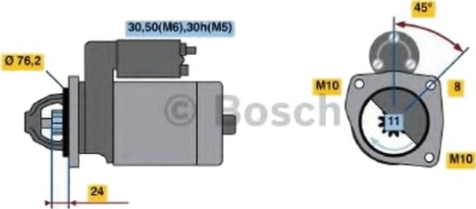 BOSCH 0 986 022 581 Starter