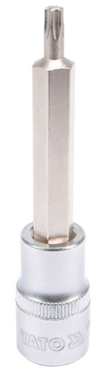 Yato 1/2" Torx Hylse T27 100mm Verktøystål