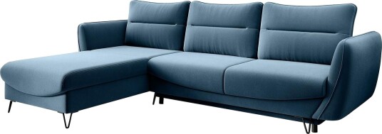 Lence Sovesofa m. Divan Oppbevaring Blå