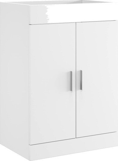 Badskapinet under vask Hvit 78,5 x 37,5 x 81 cm Konstruert tre Badskapinet under vask Hvit 78,5 x 37,5 x 81 cm Konstruert tre