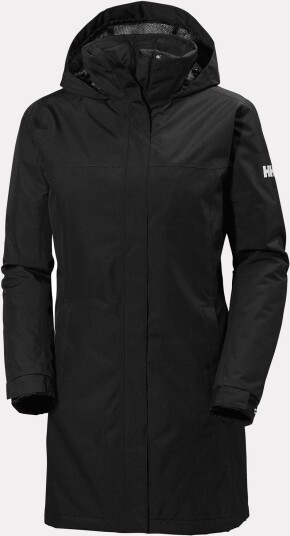 Helly Hansen Dame Aden Lang Isolert Regnfrakk Svart 3xl
