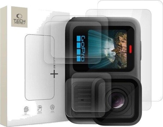 Tech-Protect Glass Fit+ 2-pack Tempered Glass for GoPro Hero 13 - Clear