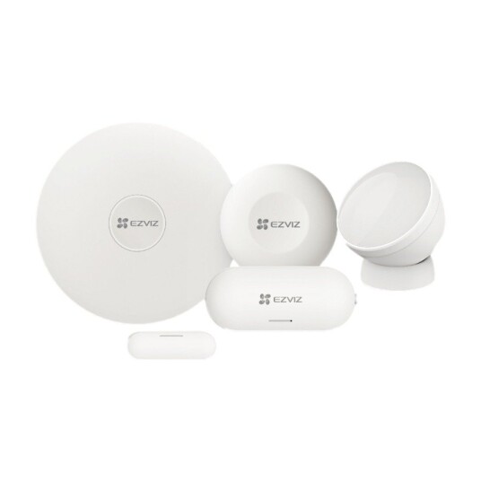 Ezviz Home Sensor Kit, Hvit, Rf Kabel-Fri, Zigbee/Wi-Fi, 2,4 Ghz, Micro-Usb B, -10 - 55 °C Ezviz Home Sensor Kit, Hvit, Rf Kabel-Fri, Zigbee/Wi-Fi, 2,4 Ghz, Micro-Usb B, -10 - 55 °C