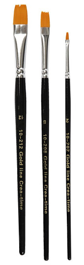 Other Brand Pensler Gold Line Flate 3 stk Other Brand Pensler Gold Line Flate 3 stk
