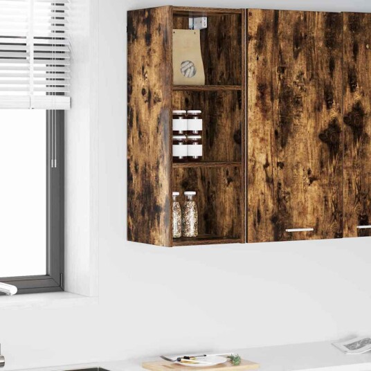  Hengende skap Riga Røkt eik 30 x 29,5 x 80 cm Konstruert tre