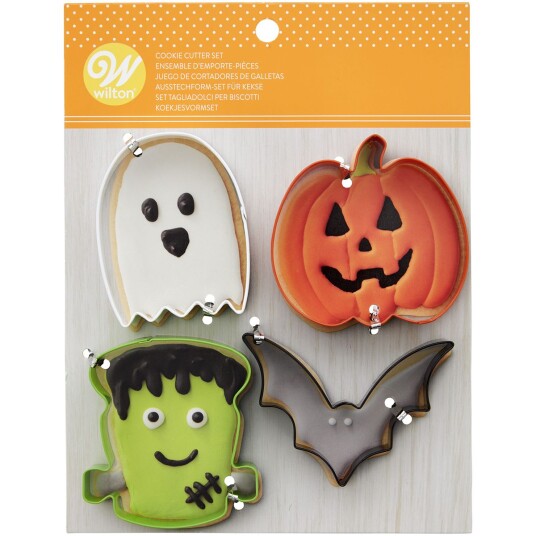 Wilton Utstikkersett Halloween Pk/4 