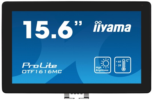 Iiyama ProLite 15.6" Berøringsskjerm LCD 1920x1080 Flat Sort