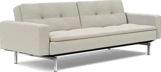 Sovesofa Dublexo med Armlener & Krom ben B 6003661
