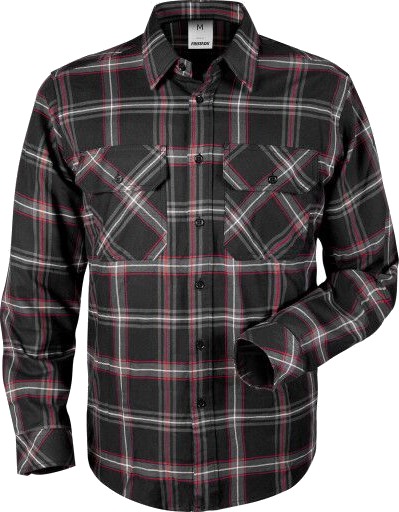 Fristads 104986 940 3XL Flanellskjorte svart 3XL Klær Fristads 104986 940 3XL Flanellskjorte svart 3XL Klær
