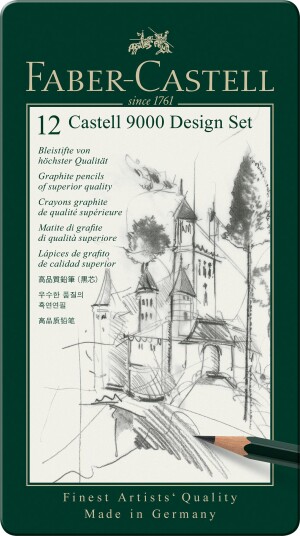 Faber-Castell Blyant Castell 9000 Design Set