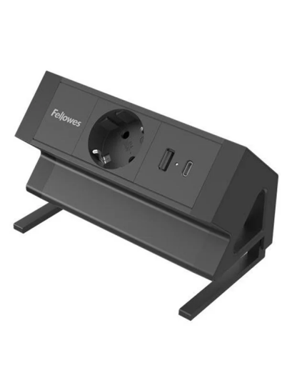 Fellowes Grenuttak Power Desk Type F Svart