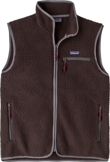 Patagonia Men"s Retro Pile Fleece Vest Den Brown L Patagonia Men"s Retro Pile Fleece Vest Den Brown L