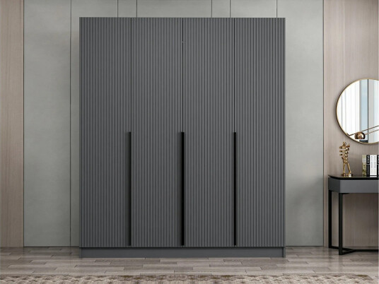 Fruitland Garderobe 180 cm - Antrasitt
