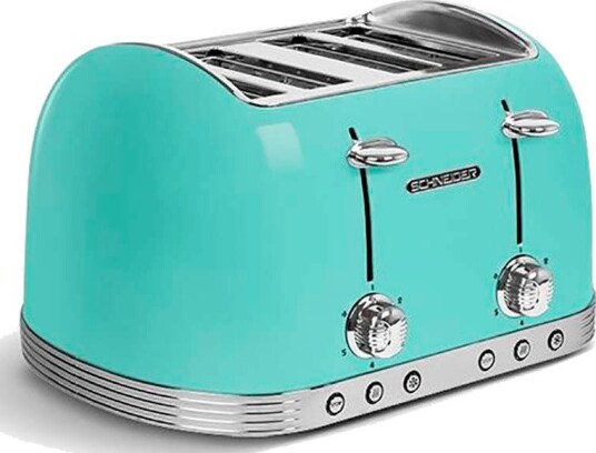 Schneider Consumer SCTO4ACA Retro Brødrister 1630W (4 skiver) Grønn
