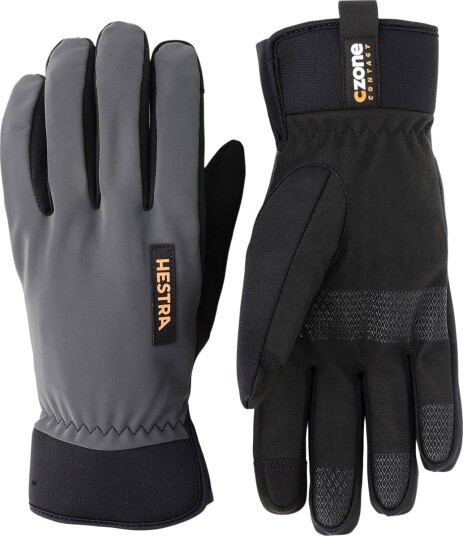 Hestra CZone Contact 5 finger sykkelhanske Dark Grey Hestra CZone Contact 5 finger sykkelhanske Dark Grey