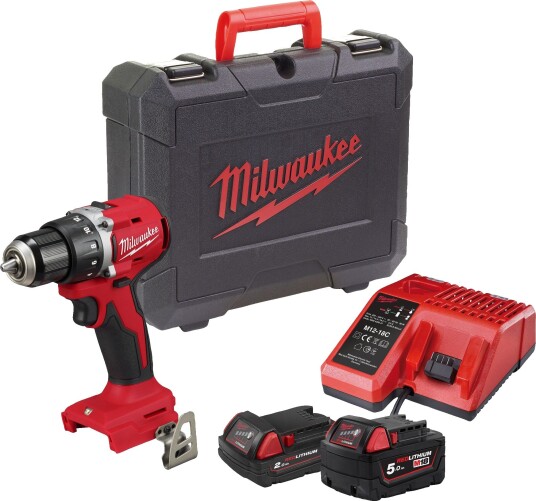 Milwaukee Borskrutrekker M18 Blddrc-522C Med Batteri Og Lader