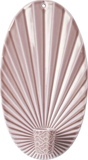 Dottir Pipanella Waves vegglysestake 24,5 cm Rosa Porselen Dottir Pipanella Waves vegglysestake 24,5 cm Rosa Porselen