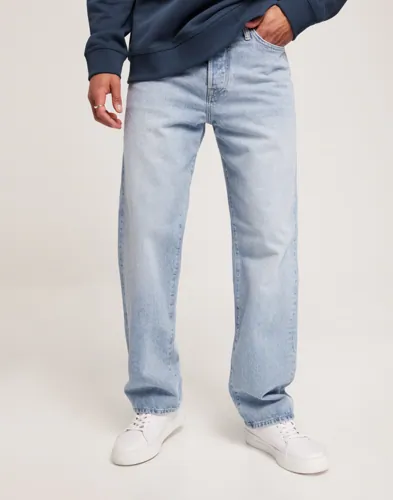 Jack & Jones Jjieddie Jjcooper Jos 635 Noos Straight leg jeans Blå