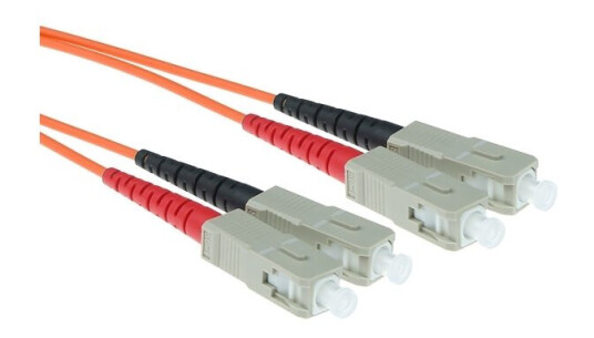 Act - Patch-Kabel - Sc Multi-Mode (M) Bis Sc Multi-Mode (M) - 3 M - Glasfaser - 62,5/125 Mikrometer - Om1 - Orange