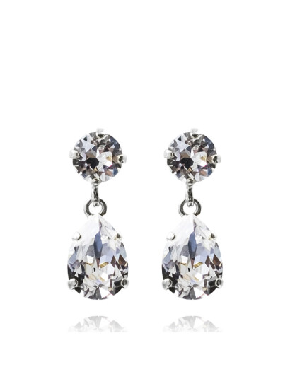 CAROLINE SVEDBOM Mini Drop Earrings |Silver |One Size