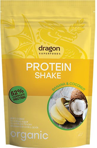 Dragon Superfoods Proteindrikk Banan & Kokos Økologisk - 450 g Dragon Superfoods Proteindrikk Banan & Kokos Økologisk - 450 g